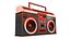 boom box 3d model