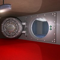 Bank Safe with animatable parts