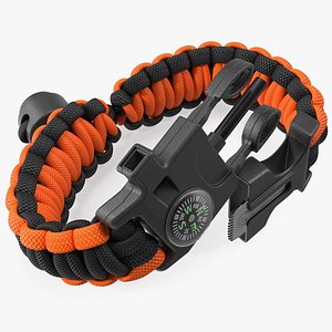 Atomic Bear Cobra Survival Bracelet Orange