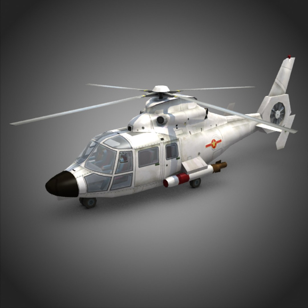3d Obj Harbin Z-9c Helicopters Z-9