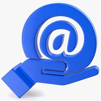 Email in Hand Icon