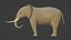 Modèle 3D d'éléphant truqué et animé