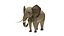 Modèle 3D d'éléphant truqué et animé