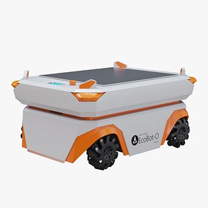 3D Warehouse Robot AGV Automated guided vehicle