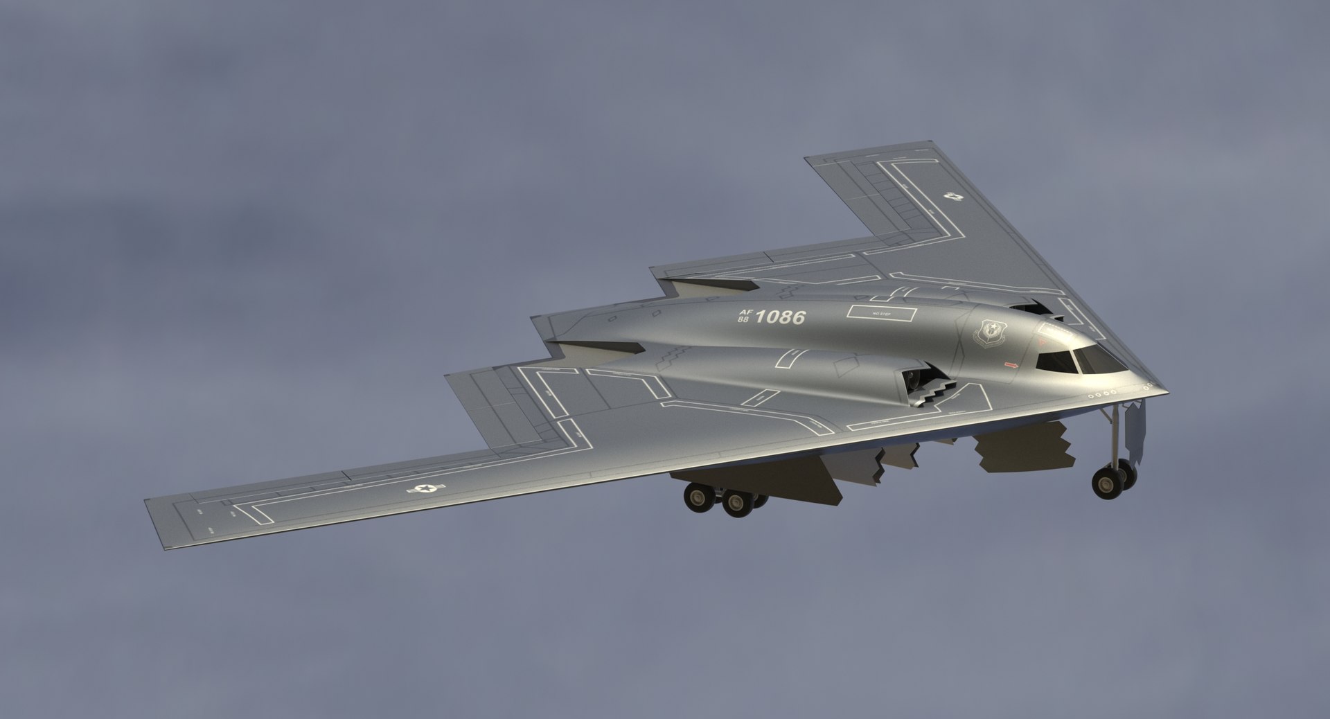 B-2 spirit northrop model - TurboSquid 1396695