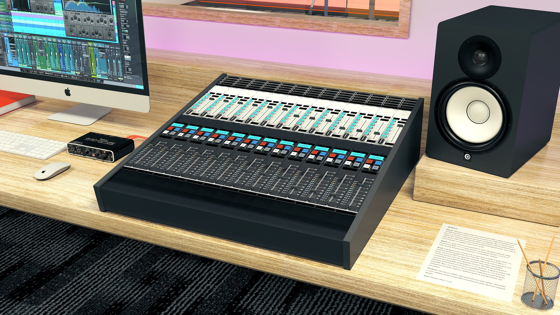 3D Record Studio 3 - TurboSquid 2218694