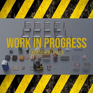 3D Work In Progress - Expansion Pack - Unity HDRP