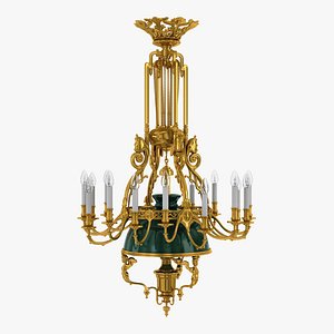 Chandelier Antique Rococo v 1
