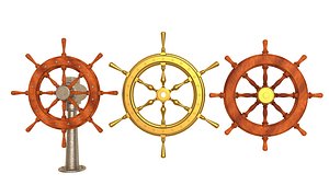 ship wheel collection model