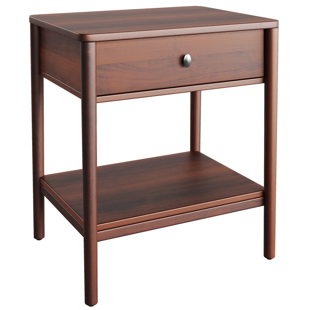 3D Crate and Barrel Gia Nightstand TurboSquid 1954441