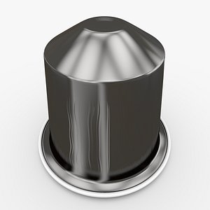 nespresso capsule ristretto 3d obj