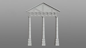 3D Colosseum Gate 2