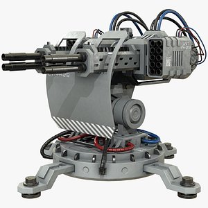3D Turret Concept 2 Grey