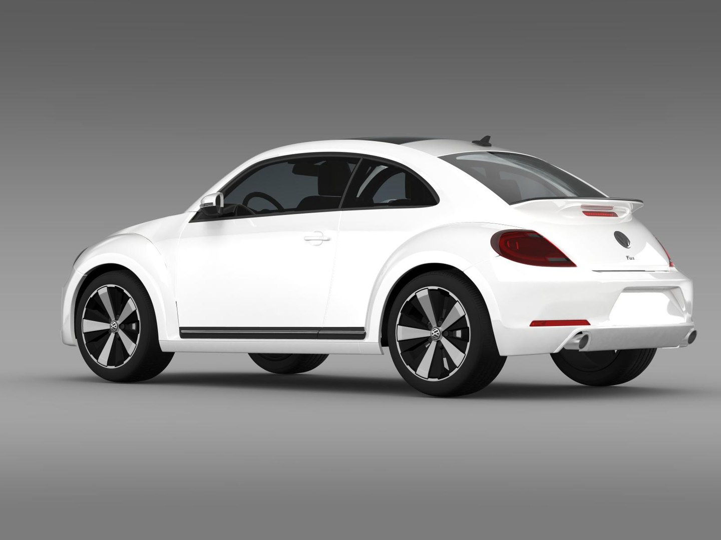 3d Volkswagen Fusca