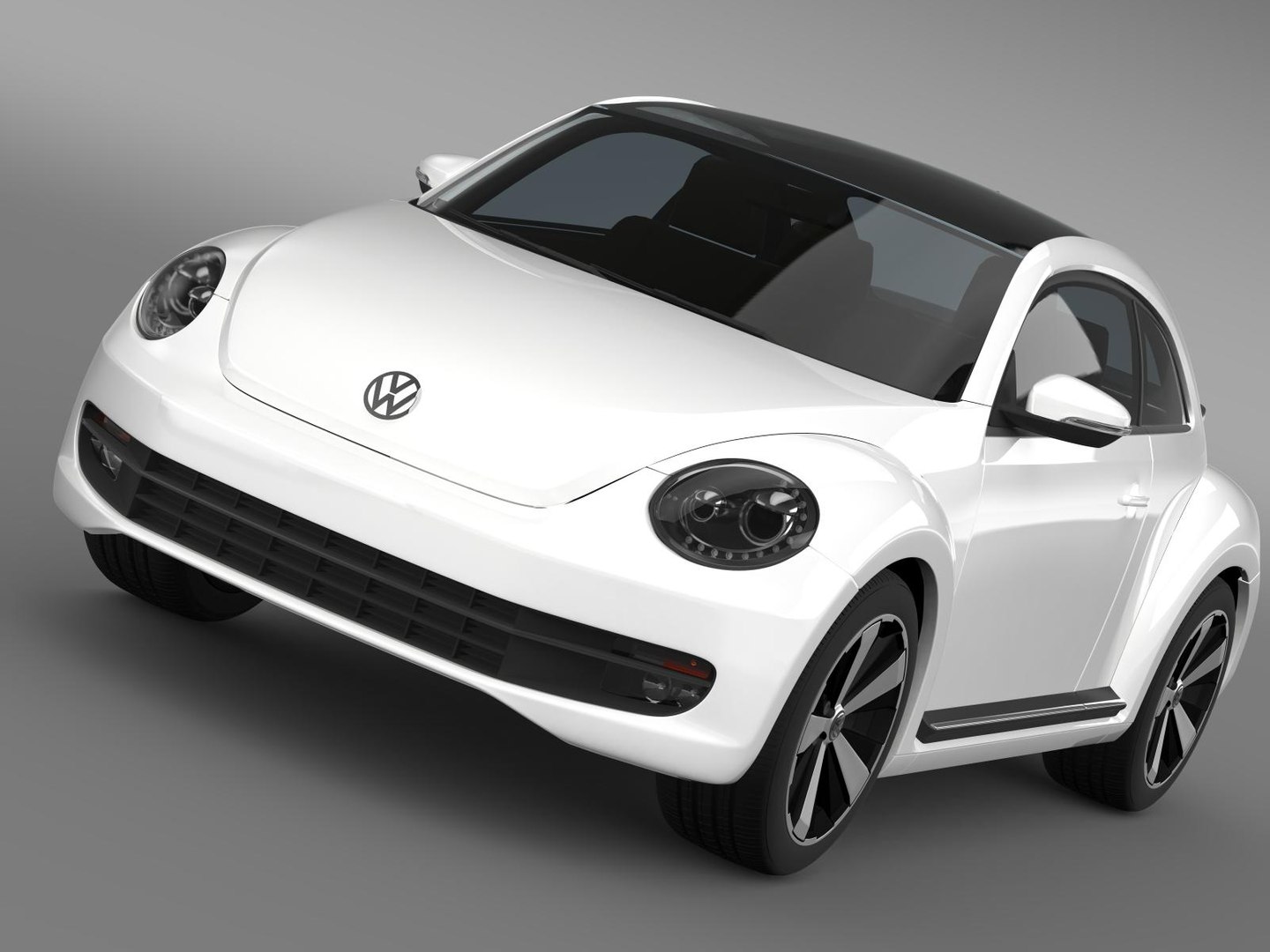 3d Volkswagen Fusca