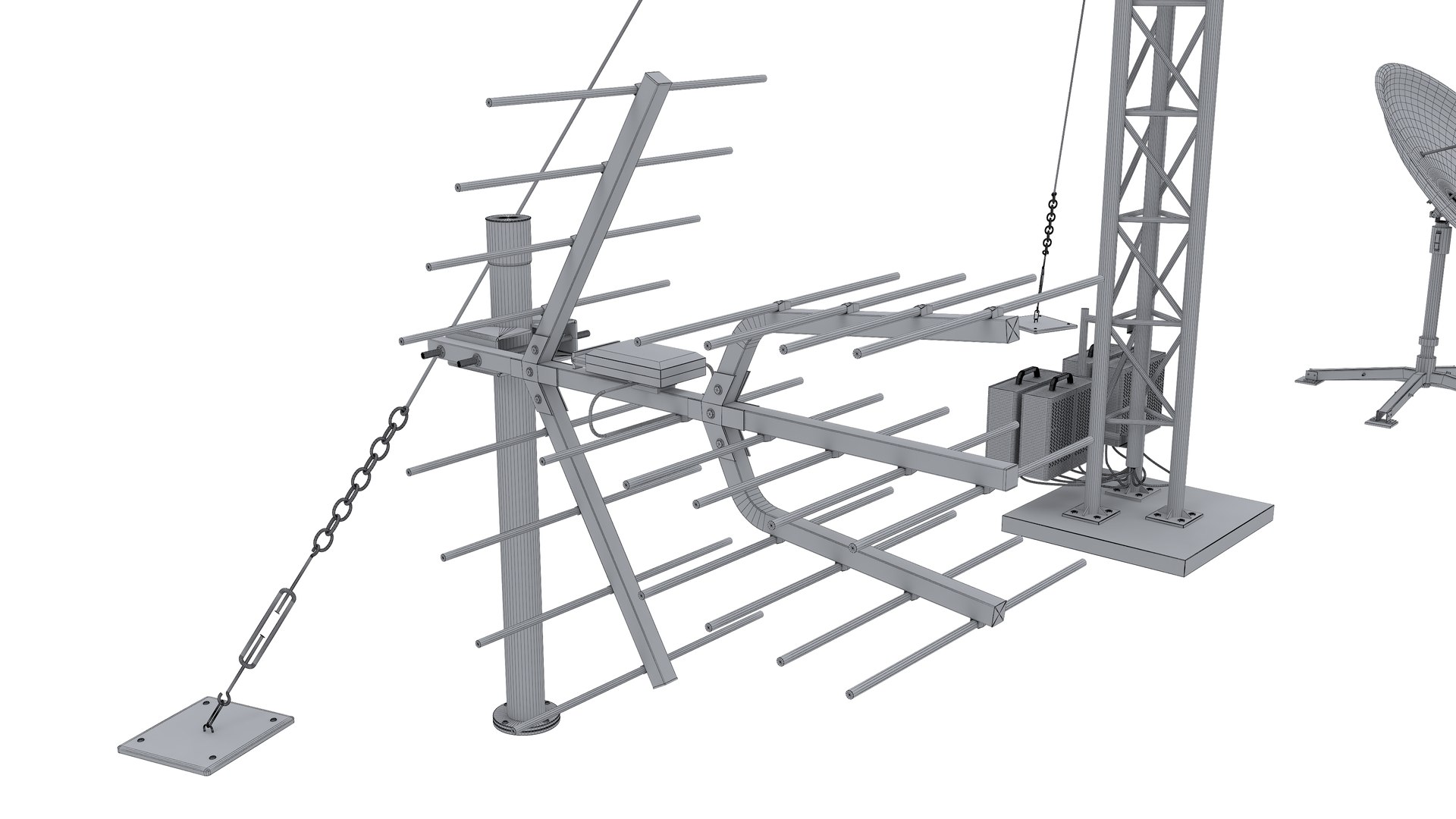 Antennas Set Model - TurboSquid 2239750