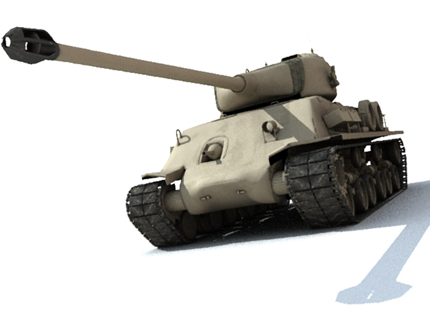 M51 Sherman 3d Model