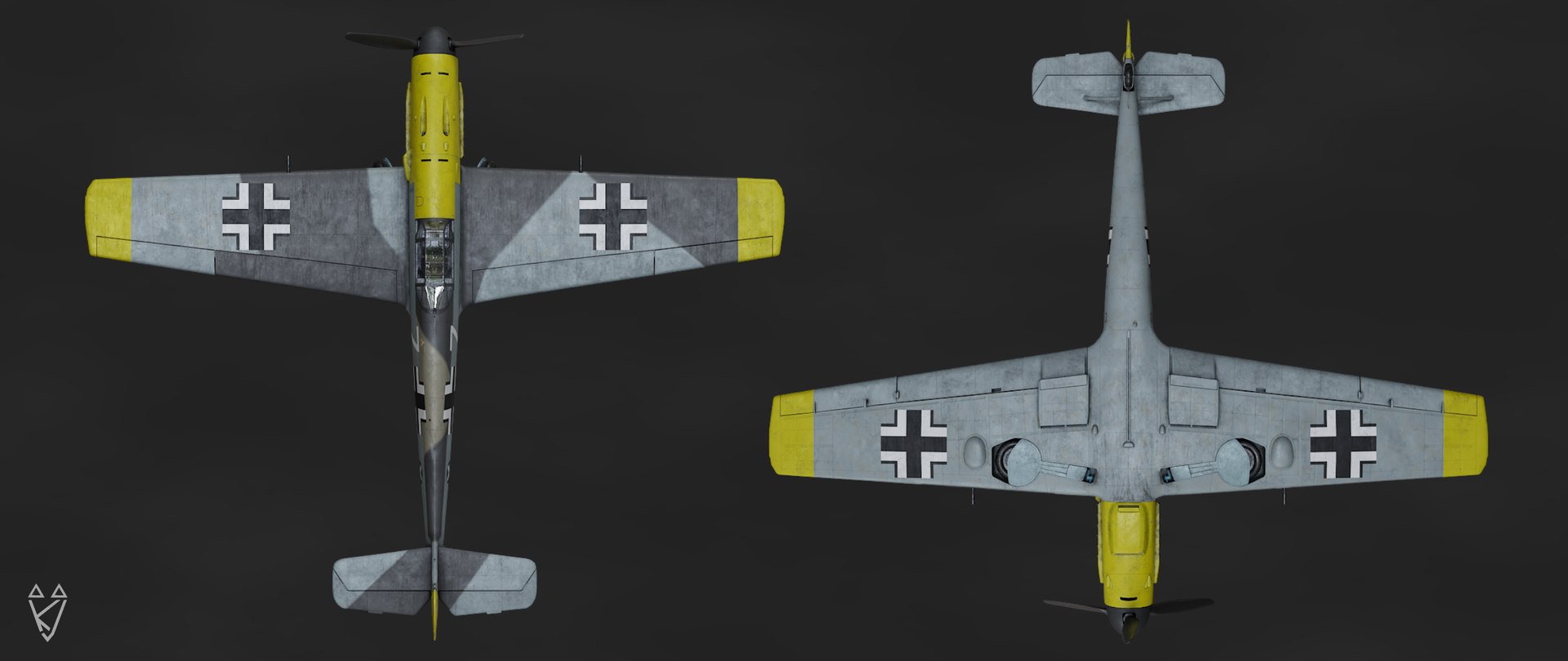 Messerschmitt BF-109 model https://p.turbosquid.com/ts-thumb/U8/OuQGJn/RT/messerschmittbf109_05/jpg/1642984019/1920x1080/fit_q87/5428c0e64a457b480092b4f57938c7df2c906c58/messerschmittbf109_05.jpg