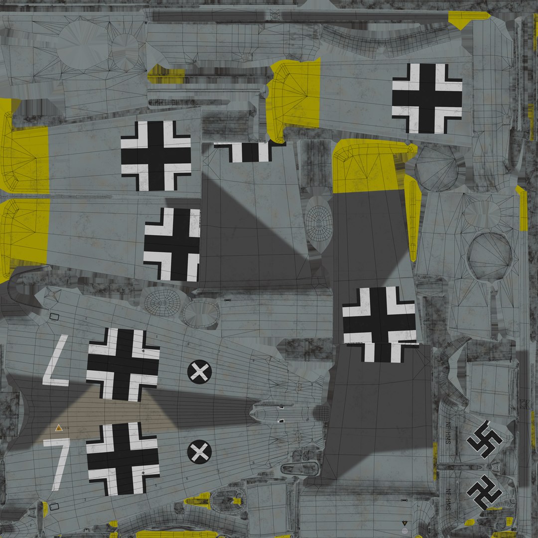 Messerschmitt BF-109 model https://p.turbosquid.com/ts-thumb/U8/OuQGJn/jc/mainframe_1_uv/png/1642984116/1920x1080/fit_q87/cb9dffe61d3b6f239914811bb02b48bbc63f47d2/mainframe_1_uv.jpg