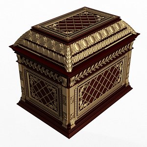 Chest 08 Red 3D model