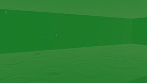 Rain Animation Green Screen 3D model