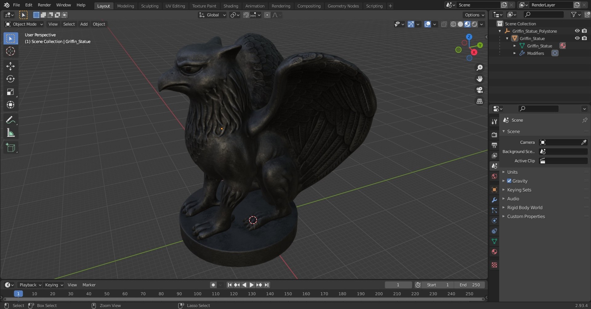 Griffin Statue Polystone 3D https://p.turbosquid.com/ts-thumb/U8/SmVrkG/Nu/griffinstatuepolystone3dmodel024/jpg/1659948700/1920x1080/fit_q87/30ee5d8469d07c4013463122bf2b1e5dca00a869/griffinstatuepolystone3dmodel024.jpg