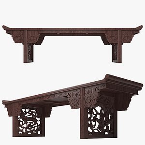 3D HUANGHUALI ALTAR TABLE