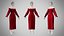 Dress 13 Crimson Velvet With Design