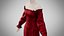 Dress 13 Crimson Velvet With Design