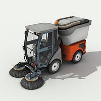 Street Sweeper - Low Poly