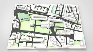3D Piazza del Duomo Milan Italy