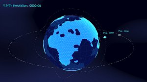 earth simulation hologram