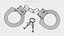 Fluffy Handcuffs with Keys