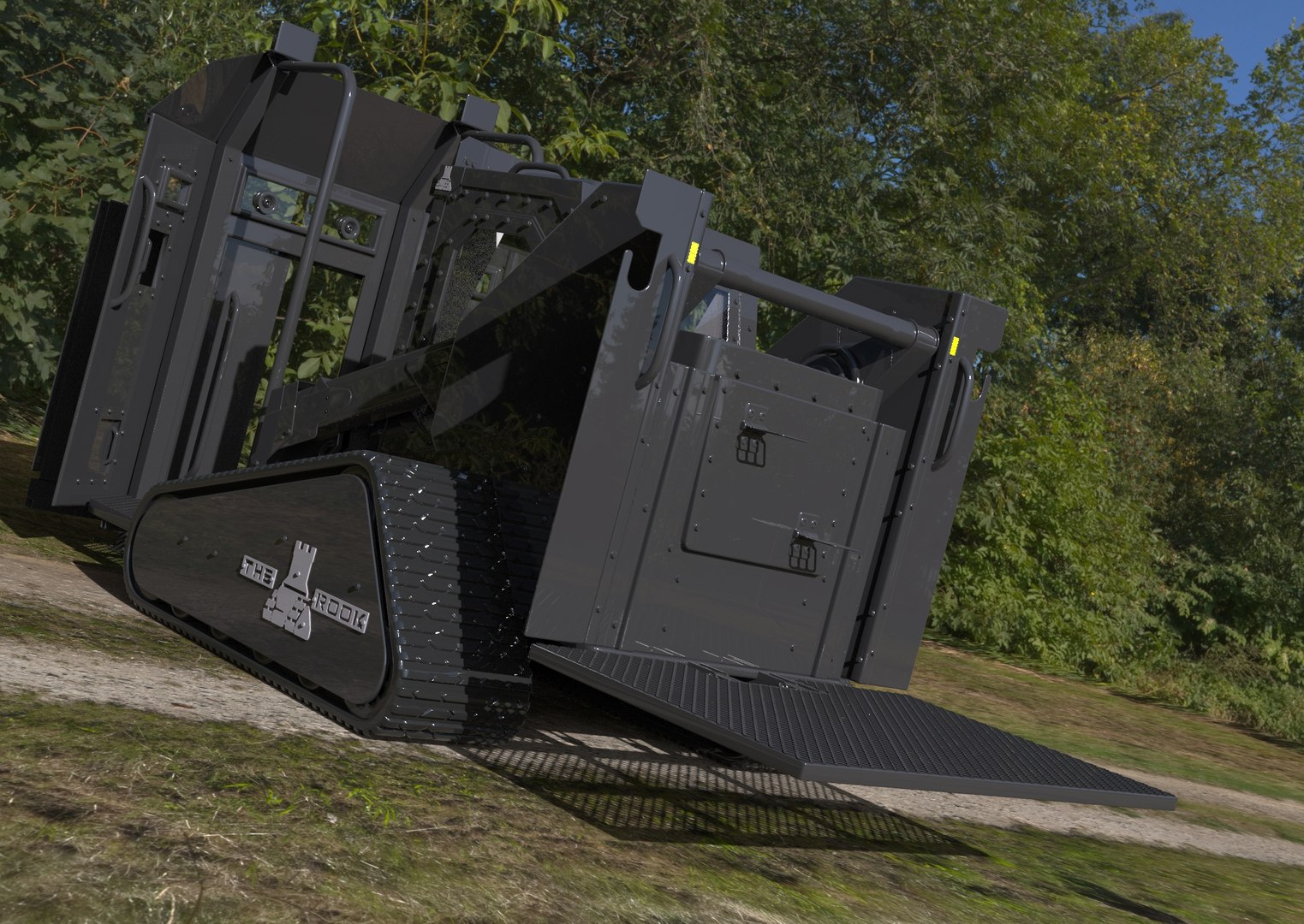 Tactical Armored Vehicle Military The Rook Ring Power 3D model ...