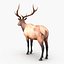 elk rigged animate 3d model