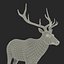 elk rigged animate 3d model