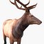 elk rigged animate 3d model
