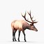 elk rigged animate 3d model