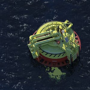 Oil or gas terminal 3D