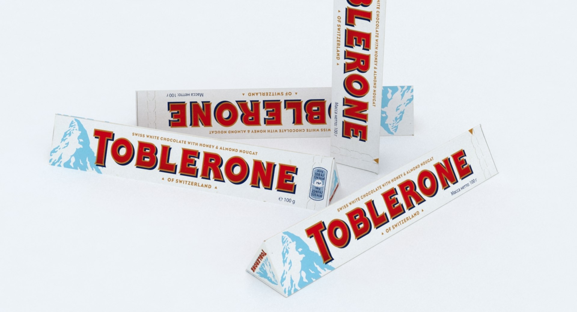Toblerone White Chocolate Bar 3D Model - TurboSquid 1197493