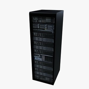 3D Server box model