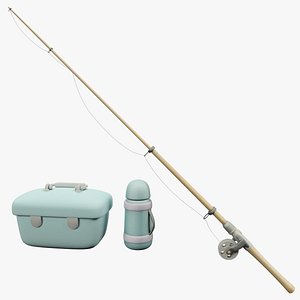 fishing rod 3D