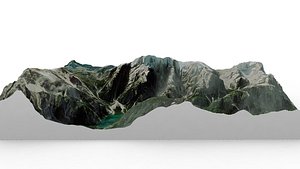 Mount seekofel 3D model