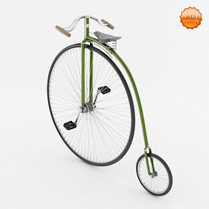 vintage bicycle 3d max