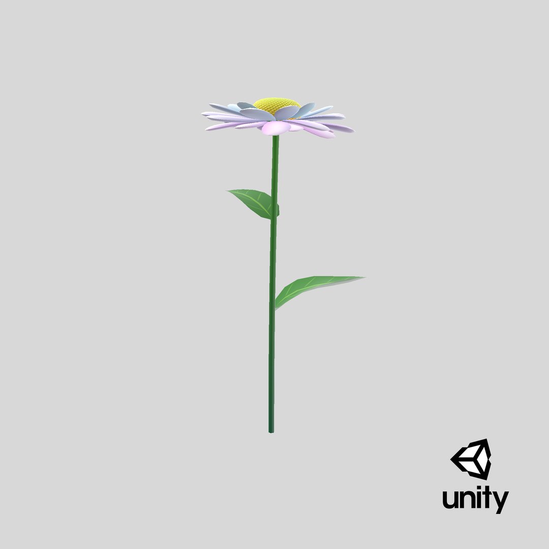 Cartoon Flower 05 Model - TurboSquid 2049425