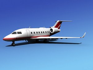 3d cl-605 bombardier challenger canadair
