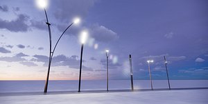 Street Lamps Collection-A5 3D