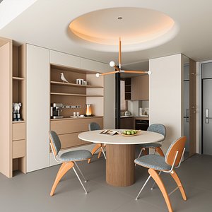 modern dining room