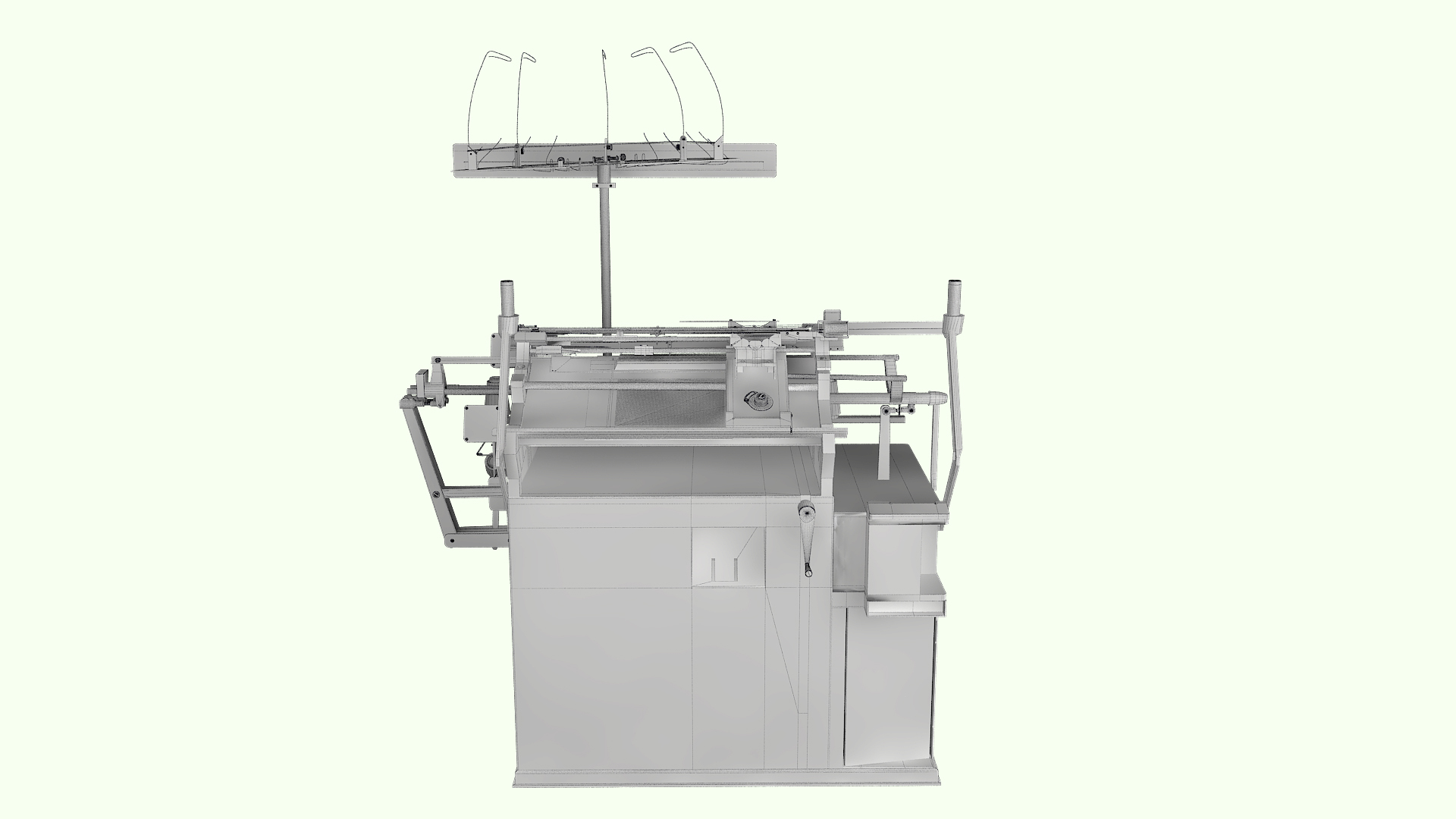 3D Model Knitting Machine - TurboSquid 1432038