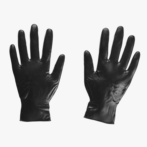 3D gloves model